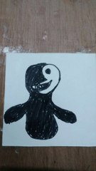 Doors Roblox in monster plush toy doll drawing