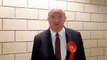 Crawley council leader Michael Jones speaks before election results