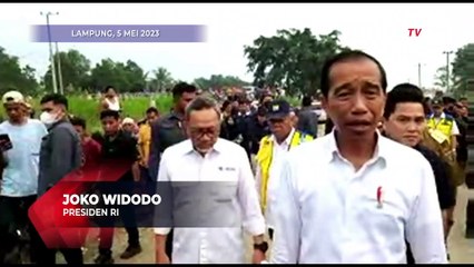 Jokowi Mengaku Sempat Tidur Saat Tinjau Jalan Rusak di Lampung, Sindiran?