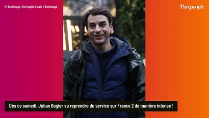 Julian Bugier moulé dans une combinaison et barbu : le journaliste très sexy juste avant sa rentrée