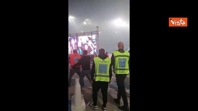 Scudetto Napoli, giro di campo al Maradona per De Laurentiis e sindaco Manfredi