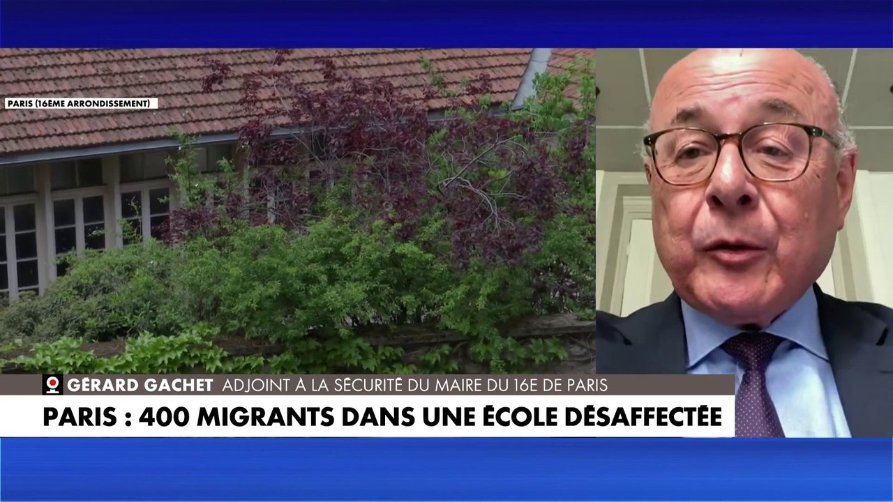 Migrants dans une école désaffectée à Paris : l'adjoint à la sécurité du maire du 16e arrondissement s'explique