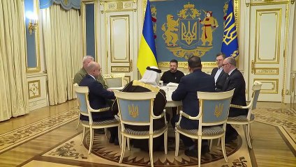 وزير الخارجية يلتقي الرئيس الاوكراني