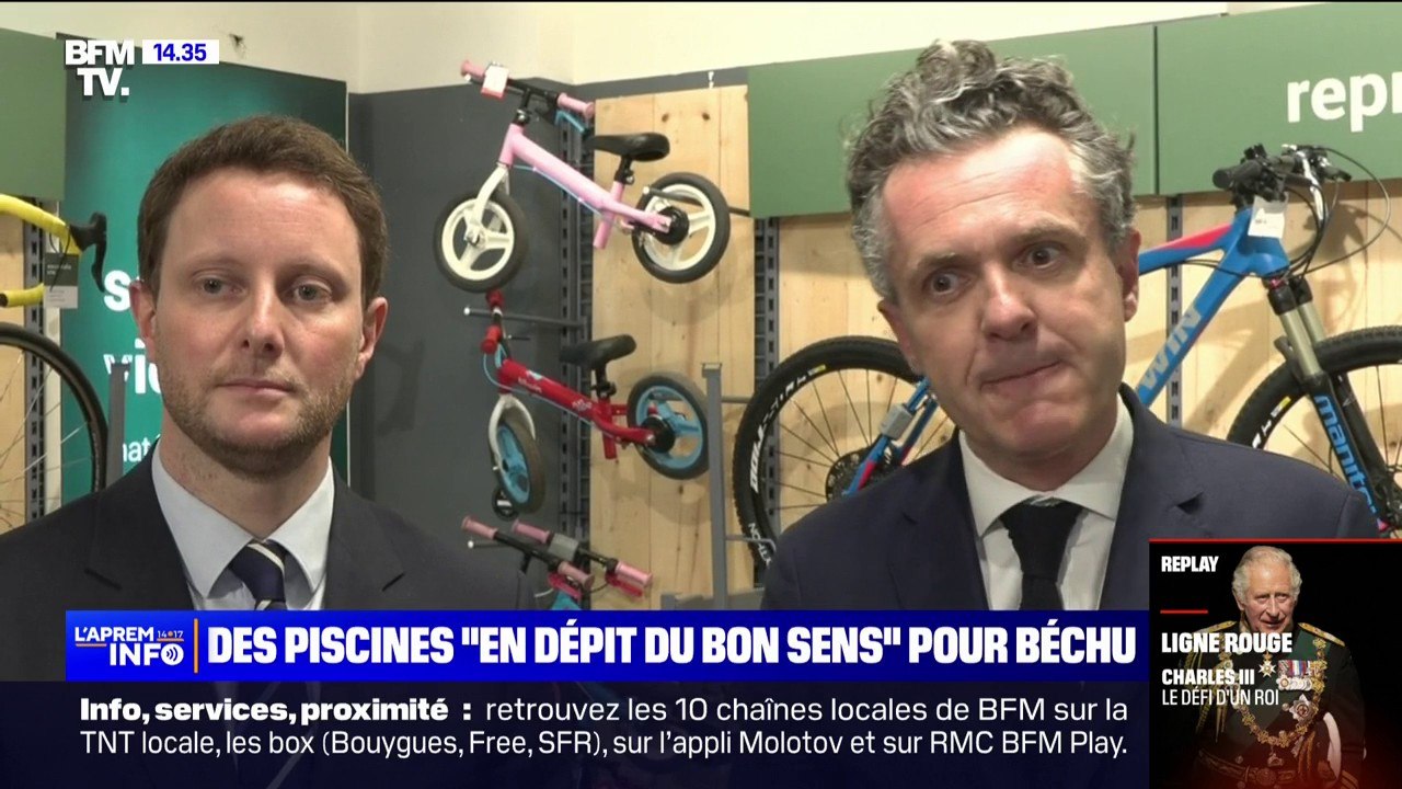 Christophe Béchu, ministre de la Transition écologique: "Acheter une piscine hors-sol alors qu'il y a déjà un grand manque d'eau, ça va à l'encontre du bon sens"