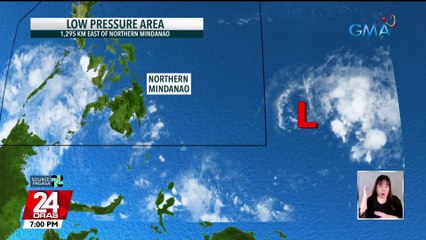 Panibagong LPA sa silangan ng Northern Mindanao, posibleng pumasok sa PAR; lalabas naman ang LPA na huling namataan sa Puerto Princesa City, Palawan - Weather update today (May 5, 2023) | 24 Oras