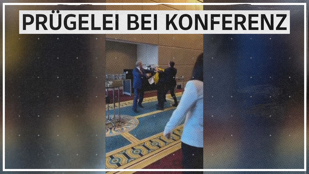 Prügelei zwischen ukrainischem und russischem Delegierten bei Konferenz