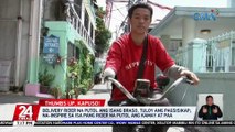 Delivery rider na putol ang isang braso, tuloy ang pagsisikap; na-inspire sa isa pang rider na putol ang kamay at paa | 24 Oras