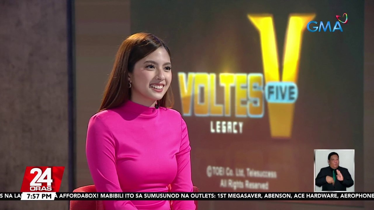 Pagkakasali sa "Voltes V: Legacy," dream come true at life-changing para kay Ysabel Ortega | 24 Oras