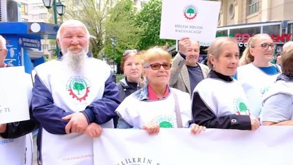 Emeklilerden Tüm Emekliler Sendikası'na açılan kapatma davası tepkisi