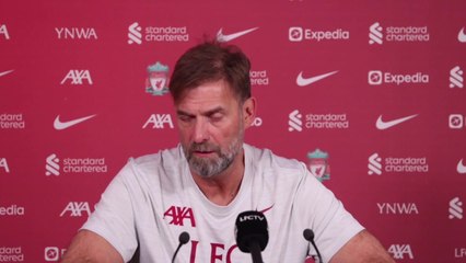 Klopp on Jota and Firmino fitness pre Brentford
