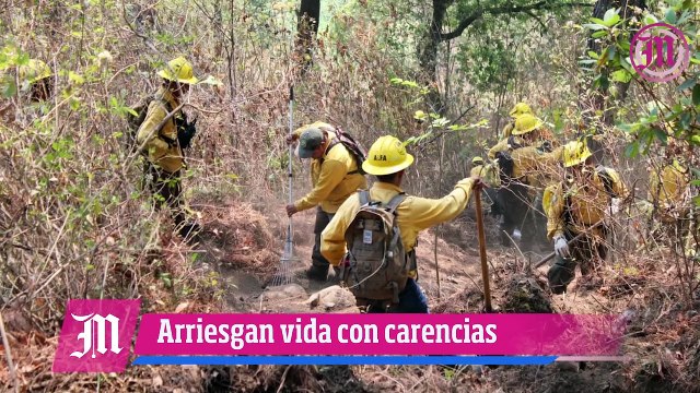 Brigadistas de Huitzilac arriesgan vida debido a carencias; alcalde acaparó recursos destinados a combate