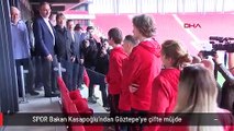 SPOR Bakan Kasapoğlu'ndan Göztepe'ye çifte müjde