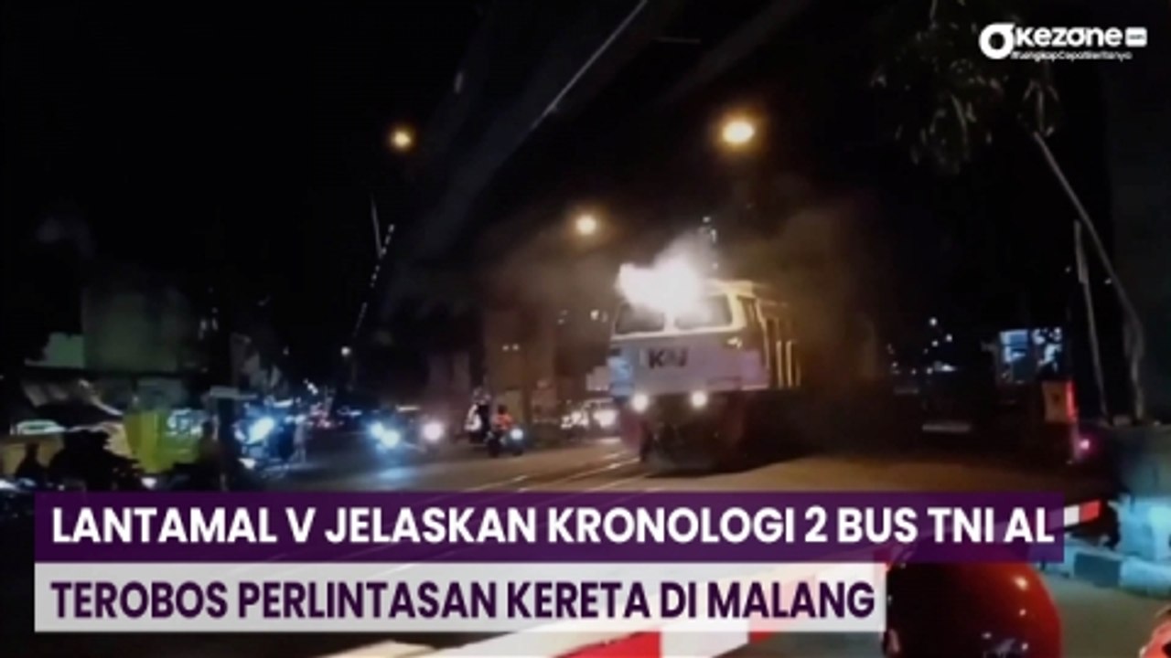 Lantamal V Jelaskan Kronologi 2 Bus TNI AL Tero...