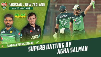 Superb Batting By Agha Salman | Pakistan vs New Zealand | 4th ODI 2023 | PCB | M2B2T