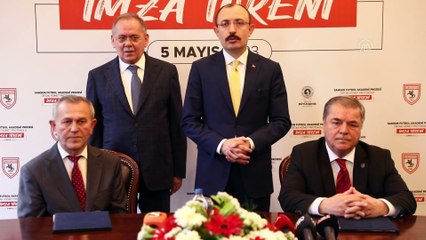 SAMSUN - Mustafa Kemal Erkanat Spor Tesisleri 20 yıllığına Samsunspor'a tahsis edildi