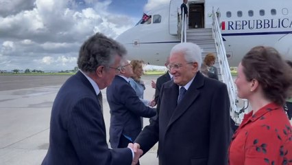 Mattarella arriva a Londra per l'incoronazione di re Carlo
