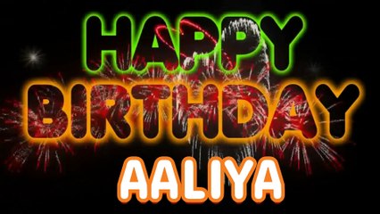 Celebrate AALIYA's Special Day 🎉 | Heartwarming Happy Birthday Song