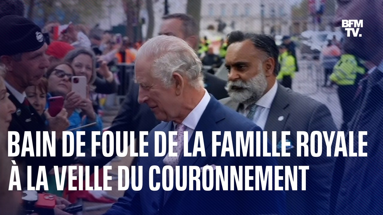 À la veille de son couronnement, Charles III, William et Kate s'offrent un bain de foule