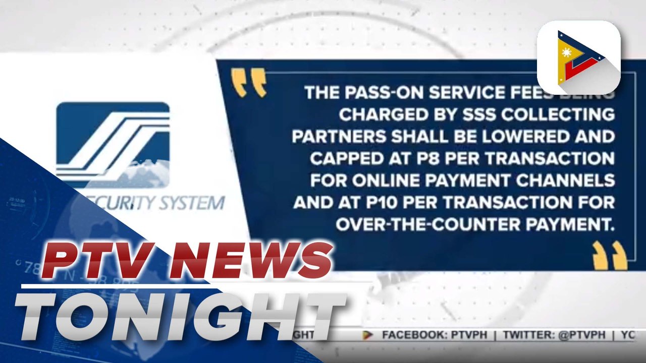 SSS lowers service fees for online payment channels, over-the-counter transactions