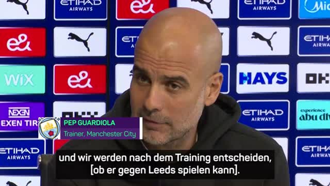 Guardiola: 'Wenn De Bruyne fit ist, spielt er'