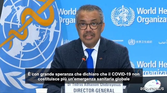 L'Oms: il Covid 19 non ? pi? un'emergenza sanitaria globale