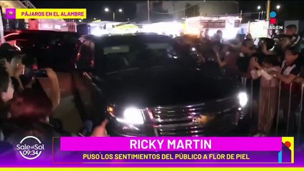 Ricky Martin puso a bailar a 30 mil personas en Aguascalientes