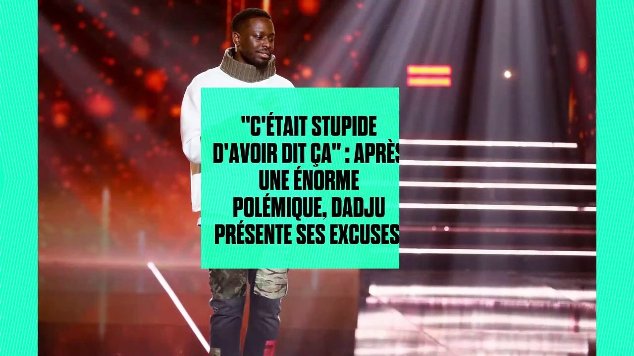 "C'était stupide d'avoir dit ça" : après une énorme polémique, Dadju présente ses excuses pour ses propos dégradants envers les Antillais