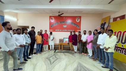 भाजपा ने मनाई भगवान बुद्ध की जयंती
