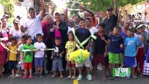 Inauguran 600 metros lineales de calles en el Barrio Germán Pomares