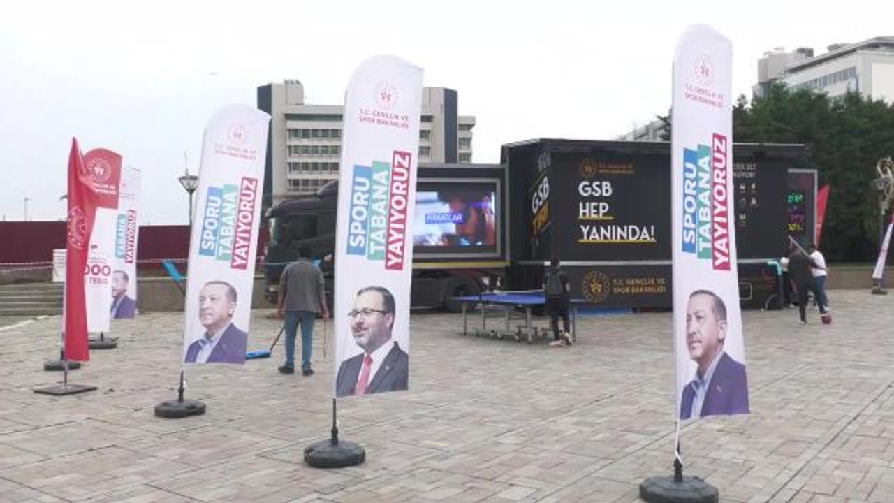 Gençlik ve Spor Bakanlığı TIR'ı tepki çekti