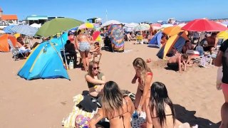 ----Argentina MAR DEL PLATA Beach Walk Tour(720P_HD)_1