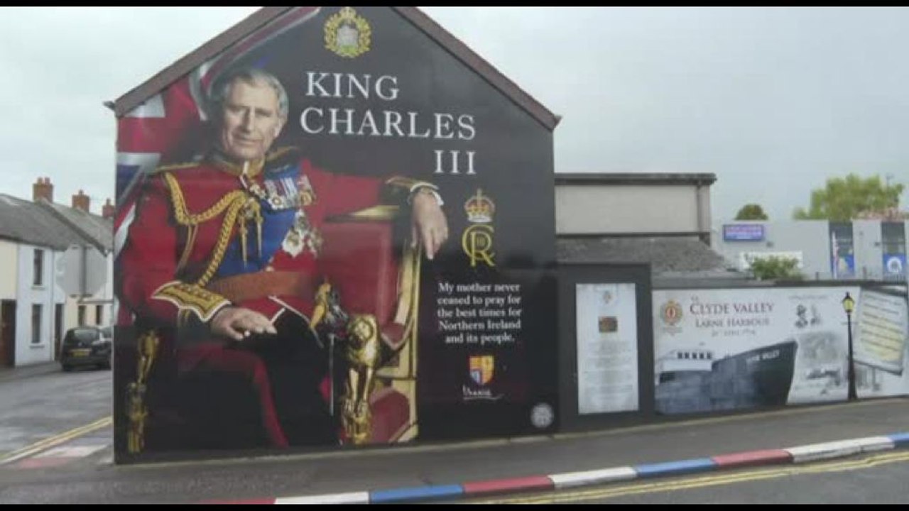 Incoronazione, spunta in Nord Irlanda un murales dedicato a Carlo III