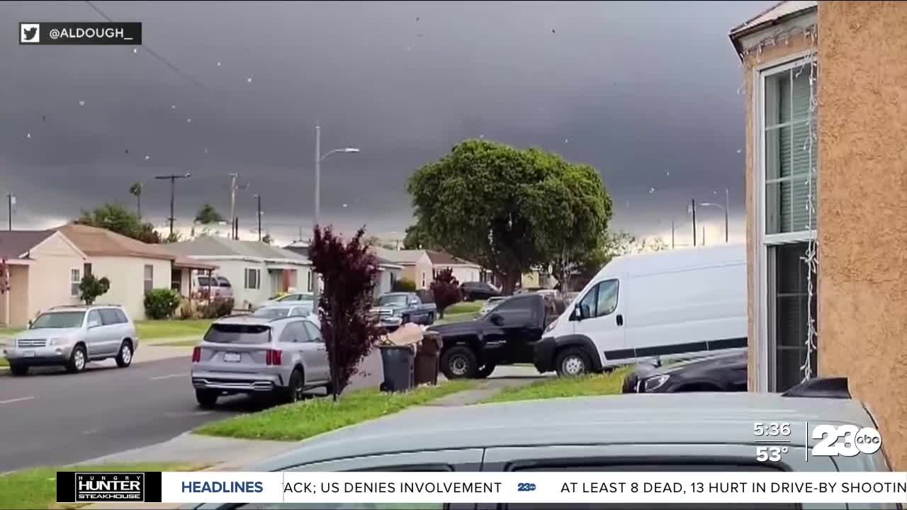 Tornado causes damage in Compton/Carson areas