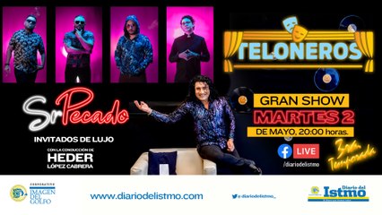 3er temporada #Teloneros   Invitados Sr.Pecado  Con Heder Lopez