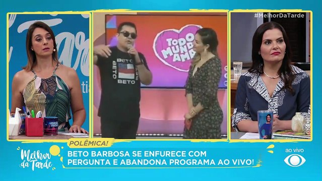 Beto Barbosa abandona entrevista no ar | Melhor da Tarde 05/05/2023 16:03:53