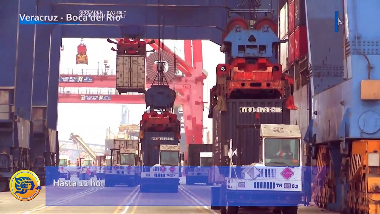 Hasta 12 horas tardan camiones para cargar en puerto de Veracruz: Canacar