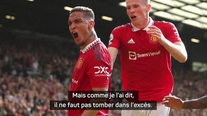 Man. United - Ten Hag avertit Antony : "Il ne faut pas tomber dans l'excès"