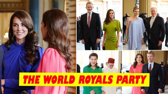 World royals reunited! Kate Middleton joins senior Royals in welcoming royals from around the world