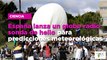 España lanza un globo radio sonda de helio para predicciones meteorológicas