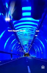 İşte bir dakikada Yeni Zigana Tüneli!