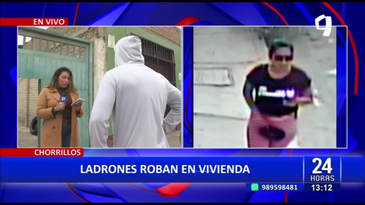 Chorrillos: delincuentes ingresan a vivienda y se llevan cerca de 20 mil soles en artefactos