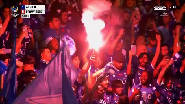 الشوط الاول مباراة الهلال السعودي واوراوا الياباني ذهاب نهائي دوري ابطال اسيا