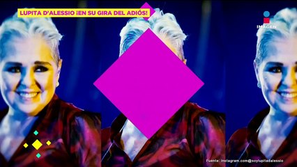 Lupita D'Alessio da detalles de su gira del adiós