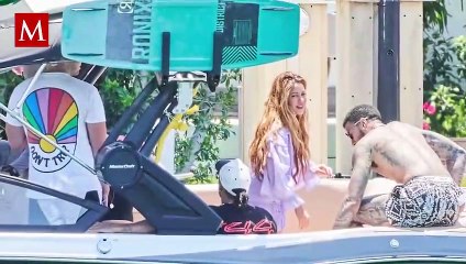 ¡Otra vez juntos! Shakira y Lewis Hamilton son captados paseando en bote en Miami