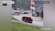 Businesses drenched by flash flooding in Arkansas