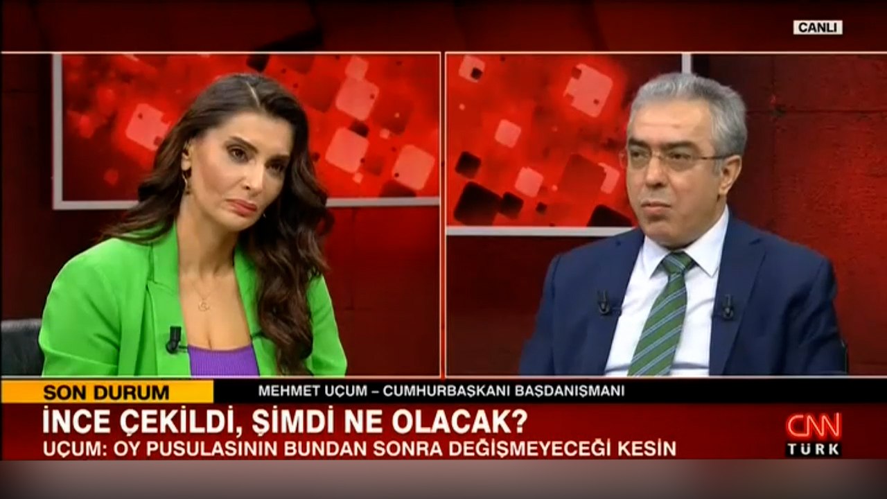 Cumhurbaşkanı Başdanışmanı Uçum, Muharrem İnce'nin adaylıktan çekilmesini yorumladı