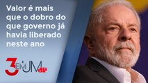 Lula libera R$ 1,1 bilhão em dois dias para emendas parlamentares