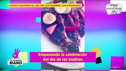 Así festejaron Cazzu, Érika Buenfil y Andrea Legarreta el Día de las Madres