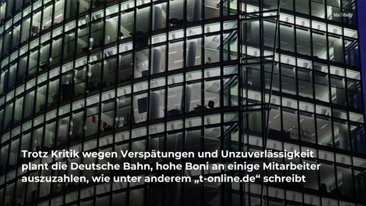 Trotz Unpünktlichkeit und Kritik: Bahn zahlt Boni in Millionenhöhe aus