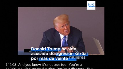 Se hace pública la declaración en vídeo de Donald Trump en la demanda por violación